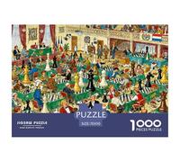 Torneo Internazionale di Scacchi Puzzle in Legno Impermeabile DIY Puzzles Da 1000 Pezzi Regali Per Adulti Colorati Giochi Educativi