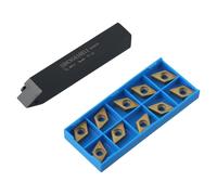 Tornio Attrezzo Supporto SDNCN1616H11 16x100mm + 10PC DCMT11T304 Carburo
