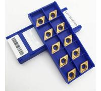 Tornio CNC 10pcs DCMT11T308HMP NC010 Inserti in carburo per l'efficienza di lavorazione dell'acciaio