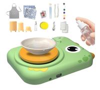 Tornio Da Ceramica Per Bambini - Giocattoli Creativi Con Argilla,Kit Tornio Da Ceramica Per Bambini - Ragazzi E Ragazze, Casa, Aula Scolastica, Scuola, Feste, Compleanni, Lezioni Di Arte Creativa