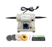 Tornio da tavolo a doppia testa Levigatrice for lucidatura a doppia testa for tornio da banco, Professionale, set di strumenti(Single)