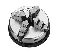 Tornio di Alta precisione Chuck 3/4 Jaws Legno Tornio Tornello Benzina Assorio Accessorio 50mm 63mm Set di Mandrini Set di tornio Tornio Strumento Tornio Metallico Mandrino (Color : K02 63)