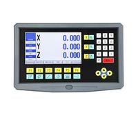 Tornio di fresatura Multilingue LCD a 3 assi DRO Lettura digitale e 3 pezzi Encoder a lineare ad alta precisione 50-1000mm 5um per tornio trapano(0.001mm complete kit)