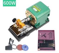 Tornio elettrico per perline Macchina per lucidatura per molatura fai-da-te Mini tornio per legno Tornio per tornitura centrale rotante multifunzione