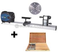 TORNIO PER LEGNO SCHEPPACH DM600VARIO 550W 600MM + SET 8 SCALPELLI SGORBIE