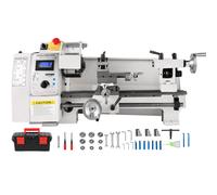 Tornio Per Metallo 8x14" Tornio da Banco di Precisione 650W Tornio di Precisione
