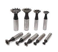 Tornio taglio Drill Bit HSS End Mill CNC gambo dritto a coda di rondine scanalatura Cutter - 25mm* 60°