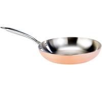 Tornwald-Schmiede Padelle universali - padella di rame: Padella in rame (26 cm) (in per induzione, per carne, piastra di cottura)