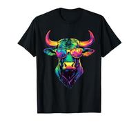 Toro Bue Bovini Domestici Mucca da Fattoria Toro Maglietta