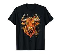 Toro Bue Bovini Domestici Mucca da Fattoria Toro Maglietta