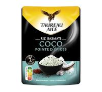 Toro con le ali | Toro riso alato Basmati cocco 2 minuti 250 g | 3 pezzi