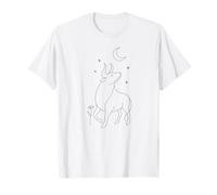 Toro Innamorato della Luna/Toro con Luna e Stelle Maglietta
