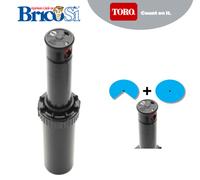 TORO MINI 8 IRRIGATORE DINAMICO A TURBINA 5 UGELLI INTERCAMBIABILI INCLUSI 1/2"