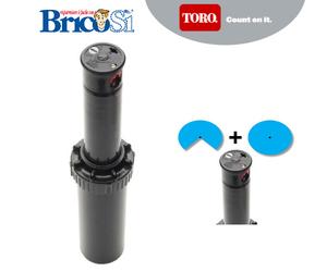 TORO MINI 8 IRRIGATORE DINAMICO A TURBINA 5 UGELLI INTERCAMBIABILI INCLUSI 1/2"