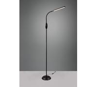 Piantana LED Lampada da Lettura Flessibile Nero Toccare Piantana H 145 CM