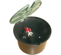 Toro pozzetto con idrantino in ottone Nero-verde