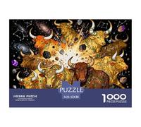 Toro Puzzle in Legno Impermeabile Puzzles Da 1000 Pezzi Per Adulti Colorati Giochi Educativi