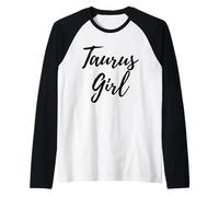 Toro ragazza zodiacale segno astrologico Oroscopo compleanno Maglia con Maniche Raglan