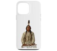 Toro Seduto Capo Nativo Americano Lakota Sioux Indiani Custodia per iPhone 13 Pro Max