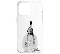 Toro Seduto Nativo Americano Indiano Capo Lakota Sioux Orgoglio Custodia per iPhone 16 Pro