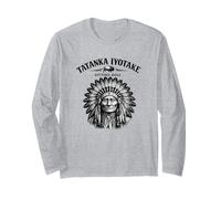 Toro Seduto Tatanka Iyotake Lakota Storia Maglia a Manica