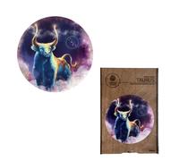 Toro Segno Zodiacale Unico Puzzle In Legno 200 Pz 32Cm Di Fantasy Puzzles