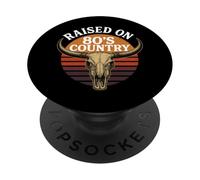 Toro stile vintage vintage anni '80 musica country PopSockets PopGrip Adesivo