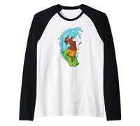 Toro Surf su Un Dollaro Bill Maglia con Maniche Raglan