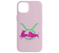 Toro Taurean Icona Glifo Della Testa E Corna Custodia per iPhone 14 Plus