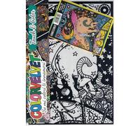 Toro Taurus segni zodiacali disegno in velluto da colorare 29,7*21 Colorvelvet con set di pennarelli carioca. 8024238987096