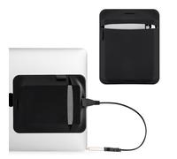 Torolle Custodia Hard Disk Esterno per Pc Portatile 2 Pezzi, Porta Hard Disk Esterno può Essere Incollato, HDD 2,5" Cover per Seagate/Western Digital/Toshiba/LaCie -Nero