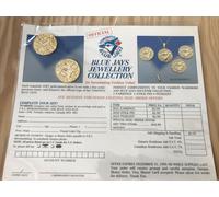 Toronto Blu Jays Gioielli Raccolta Placcato Oro Orecchini 22KT Valentines Day