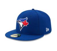 Toronto Blu Jays Logo Su Campo New Era 59Fifty Aderente Cappello Misura 6 7/8