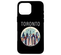 Toronto Canada scenario Art Deco Custodia per iPhone 16 Pro Max