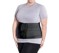TOROS-GROUP - Fascia Post Parto - Pancera Post Operatoria - Bandaggio di supporto per riabilitazione e sostegno addominale dopo parto o intervento, altezza 24 cm - S, Nero