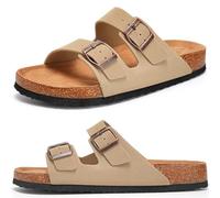 Torotto Pantofole da uomo, sandali piatti, scarpe estive per adulti, scarpe da lavoro, comode e classiche