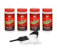 TORPSPORTS Sand Wax, Shuffleboard Set di Cera di Sabbia Unisex, Rosso e Blu, Four