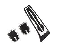 TorqCore Pedali for auto, adatti for BMW, X5 X6 F15 F16 E70 E71 E72 LHD, piastra for poggiapiedi, freno e carburante coperture pedale freno(MT Pedal)