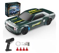 Torquino 1/43 Scala Mini RC Drift Car, 2.4GHz Full-proporzionale RC veicolo elettrico Racing Car con luci a LED, regalo veicolo per adulti (versione RTR)