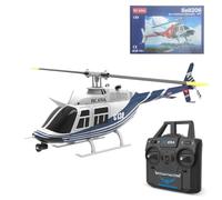 Torquino C138 1/33 Scala RC elicottero, 2.4G 6CH 6-Axis Gyro singolo rotore elicottero con Altitude Hold, regalo per adulti (versione RTF)
