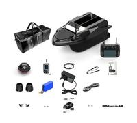 Torquino Fish Finder RC Esca da pesca a barca, V080, 12 V, ad alta velocità, con GPS, luci di navigazione, 180 punti di vista, regalo per gli amanti della pesca