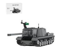 Torquino ISU-152 Set di blocchi di costruzione del carro armato principale, kit di modellini per veicoli militari della seconda guerra mondiale, modello dell'esercito da collezione per adulti, 809