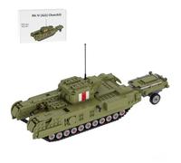 Torquino MK IV Churchill Tank Building Blocks Set, Main Battle Tank Model Kit, WW2 Military Vehicle Building Set, Collectible Army Model for Adults, 903 pezzi