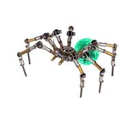 Torquino Puzzle 3D in metallo, stile steampunk, modellino meccanico 3D, kit di montaggio con luce notturna, puzzle fai da te in metallo con insetti animali, artigianato fai da te per adulti (260 pezzi