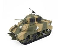 Torquino Serbatoio RC in scala 1/16, 2.4G US M5A1 Stuart Light Main Battle RC modello di carro armato, veicolo dell'esercito con simulazioni di suono/luci/fumo, regalo per gli amanti dei militari