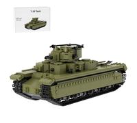 Torquino T-35 - Set di blocchi di costruzione per carri armati medi, kit per modellini di carri armati da battaglia principale, set da costruzione per veicoli militari della seconda guerra mondiale