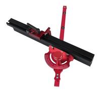 TORR Righello per lavorazione del legno, maniglia a spinta con supporto per spostamento, semicircolare, quadrato, maniglia a spinta, sega da tavolo, set di fresatura in bach