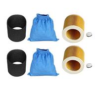 TORR Sacchetti filtro tessile Filtro in schiuma umida e filtro HEPA per MV1 WD1 WD2 WD3 Aspirapolvere