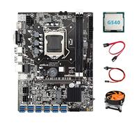 TORR Scheda madre B75 Eth 12 PCIE una USB + G540 CPU + ventola di raffreddamento + cavo interruttore + cavo SATA DDR3 MSATA LGA1155 scheda madre