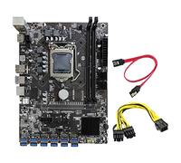 TORR Scheda madre di Mining B250C BTC 12 USB3.0 una PCI-E 16X Slot per Scheda Grafica LGA1151 DDR4 DIMM RAM con cavo di alimentazione da 6 a 8